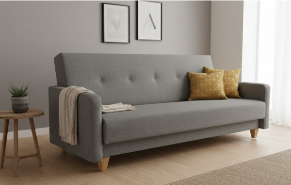 Wersalka Adam inari 91 na sprężynach z funkcją spania i pojemnikiem